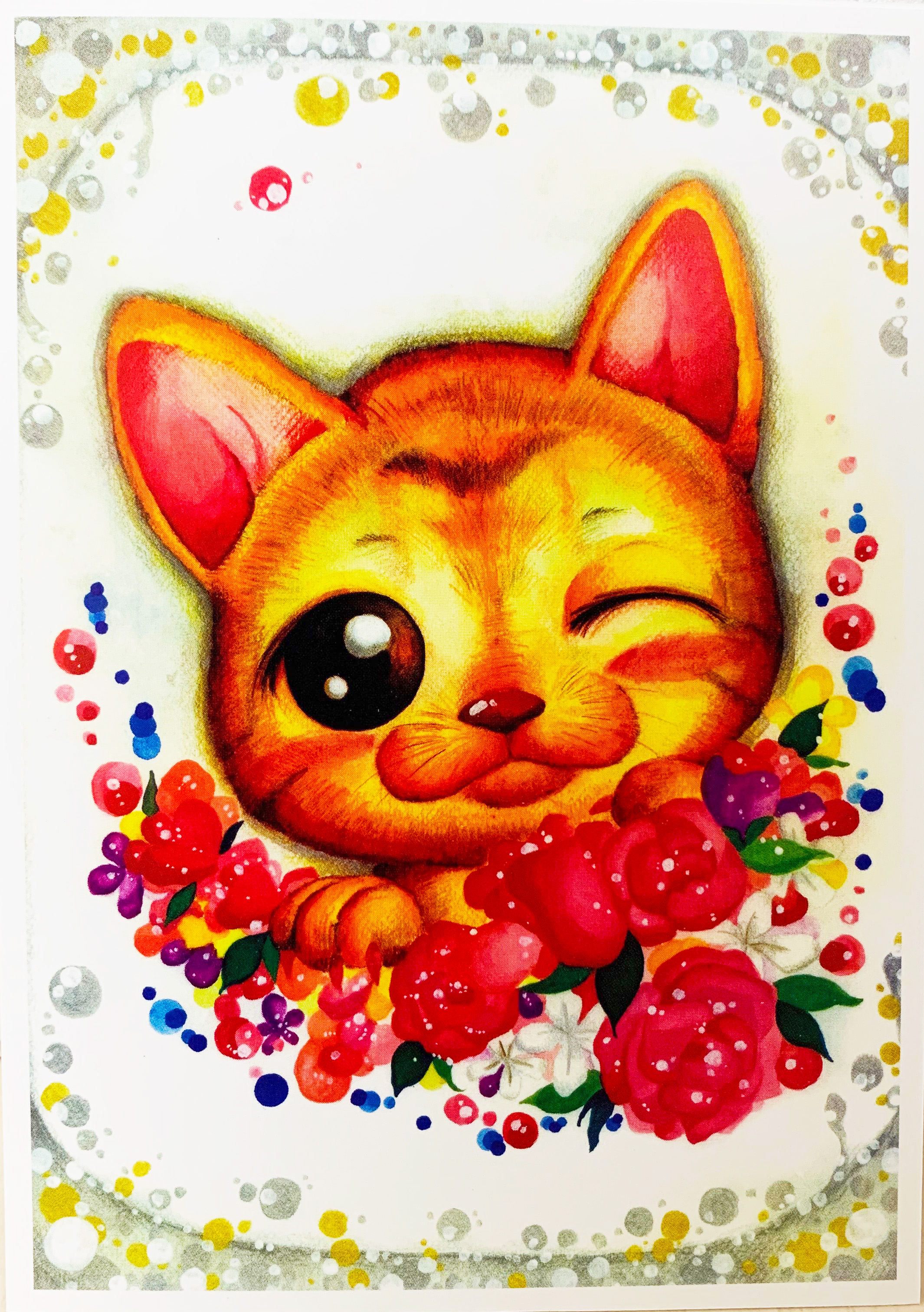 ありがとうの手描き作品